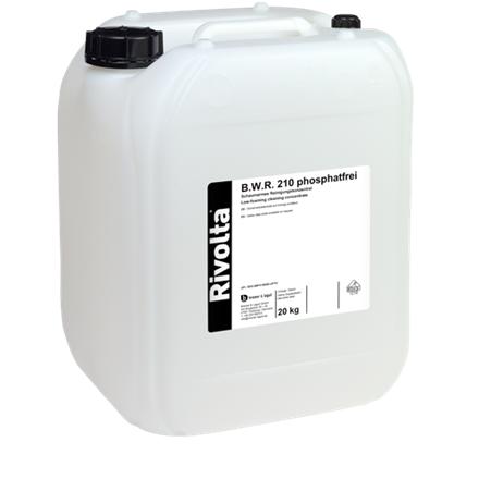 B.W.R. 210 phosphatfrei Schaumarmes Reinigungskonzentrat 20 kg-Kanister