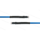 Carwash Titan-Slide Schlauch blau DN06 - 4,0m - 2x 3/8" DKR - 2x SKS schwarz - 300 Bar