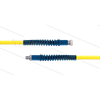 Carwash Titan-Slide Schlauch gelb DN06 - 4,0m - 3/8" DKR x 3/8" AGR - 2x SKS blau