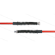Carwash Titan-Slide Schlauch rot DN06 - 4,5m - 3/8" DKR x 3/8" AGR - 2x SKS schwarz