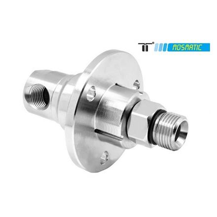 Drehgelenk-90° mit Flansch, Keramik/INOX DXFI-06-90° G1/4"F G3/8"M60°