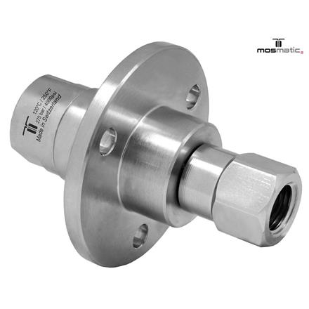Drehgelenk mit Flansch, rostfrei DGF-06 G1/4"F G1/4"F