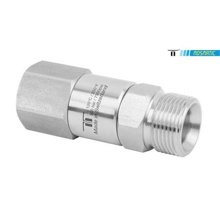 Drehgelenk verstärkt einf-gelagert, INOX DGVI-06 G1/4"F M21x1.5-M