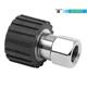 Drehkupplung rostfrei/Kunststoff-rot DKS-06 M22x1,5-F G1/4"F