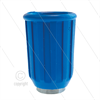 Düsenschutz 1/4" IG - Edelstahl - Gummi - blau