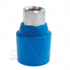 Düsenschutz 1/4" IG - RP10 - Edelstahl - Gummi - blau
