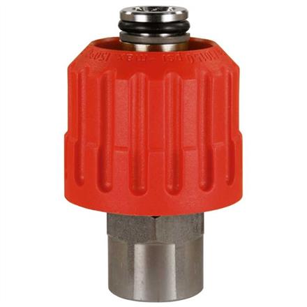 Handverschraubung 24:1/4IG VA/rot 700 b