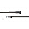 HD-Schlauch schwarz 1SC-06 - 10m - M22x1,5 HV flach x Ø10mm Stecknippel - 1x GKS - 250 Bar