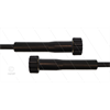 HD-Schlauch schwarz 1SC-08 - 10m - 2x M22x1,5 HV flach - 2x GKS - 250 Bar