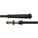 HD-Schlauch schwarz 1SN Plus-08 - 15m - M22x1,5 HV x Stecknippel Ø11 mit Lager VA - 1x GKS