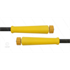 HD-Schlauch schwarz 2SC-08 - 10m - 2x M22x1,5 HV flach gelb - 2x GKS gelb - 400 Bar