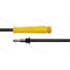 HD-Schlauch schwarz 2SC-08 -25m - M22x1,5 HV flach gelb x Ø11mm Stecknippel + Lager VA