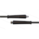 HD-Schlauch schwarz 2SC-10 - 10m - 3/8" AGR x M22x1,5 (15L) DKOL - 2x GKS - 400 Bar