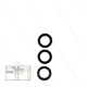 Kit 2 - Satz Öldichtungen Ø22mm (3x) - Serie 47 + 66