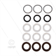 Kit 273 - Manschettensatz Ø15mm für 3 Plungers - Serie 58