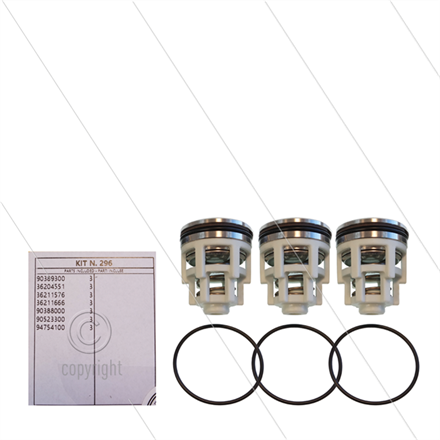 Kit 296 - Satz Saugventile (3x) - Serie AB