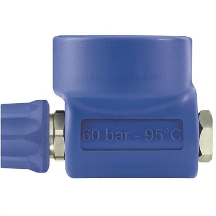 Kugelhahn ST-3100 Kupplung : 1/2"IG isoliert blau