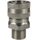 Kupplung ST-3100 3/8AG 60° Konus Edelstahl