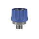 Kupplung ST-45-250 3/8 AG Edelstahl blau