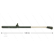 LD9 Doppellanze - L=1090mm - mit Ventil oben und Seitengriff - 250 Bar