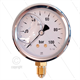 Manometer 0-100 Bar - 1/4" AG - Eingang unten - Ø63mm
