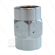 Muffe 2x 1/4" IG - Edelstahl - rund mit Sechskant