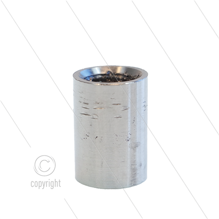 Muffe - Edelstahl - 1/8" IG - rund