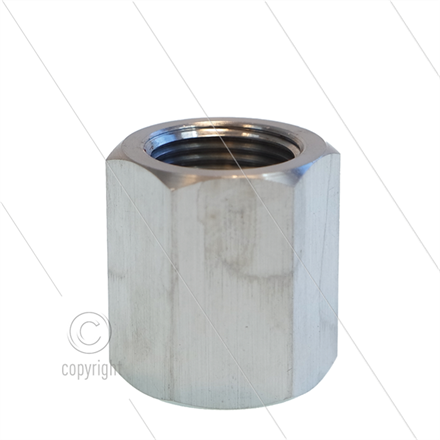Muffe Edelstahl 3/8" - Sechskant