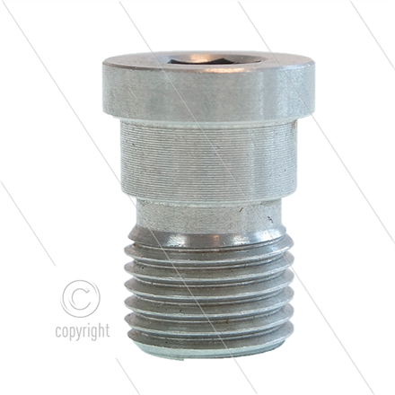 Nippel - VA - 1/4" AG für Adapter 119070