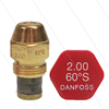 Öldüse Danfoss 2,00 - 60° H - Hohlkegel