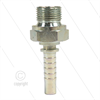 Pressnippel - Stahl - DN06 (1/4") - 1/4" AGR - SW19