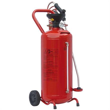 R+M Sprayer 100 L. rot lackiert