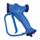 RB35 -mit Drehgelenk-Viton Dichtung - 12 Bar - 50 l/min - max 50°C - 1/2" IG -Blauer Hebel