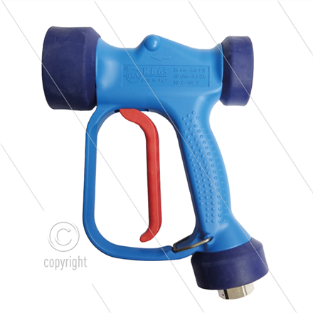 RB65 - blau - Messing - 24 Bar - 100 l/min - max 90°C - 1/2" IG