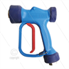 RB65 - blau - Messing - Lanzenanschluss - 24 Bar - 100 l/min - max 90°C - 2 x 1/2" IG