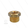 Reduziernippel - Messing - 3/8" AG x 1/8" IG
