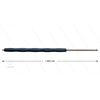 RP10 Lanze - L=1600mm - gerade - Edelstahl - Isolierung L=495mm - 400 Bar - max 80°C