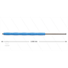RP10 Lanze - L=2000mm - gerade - Edelstahl - blau - Isolierung L=495mm - 400 Bar - max 80°