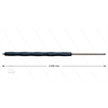 RP10 Lanze - L=2000mm - gerade - Edelstahl - Isolierung L=495mm - 400 Bar - max 80°C