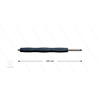 RP10 Lanze - L=225mm - gerade - Edelstahl - Isolierung L=195mm - 400 Bar - max 80°C