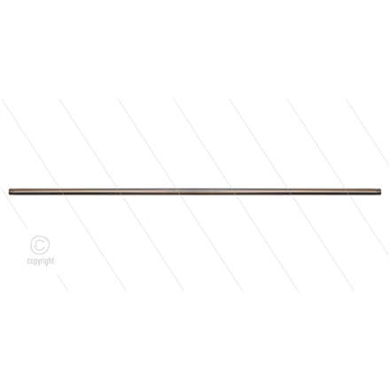 RP501 - Niro-Düsenrohr 3000mm - 2 x 1/4"AG - gerade - 500 Bar