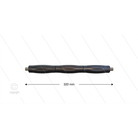 RP54 Isolierungsteil handgriff - 320mm - stahl verzinkt - 2