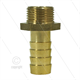 Schlauchtülle - Messing - Ø10mm - 1/2" AG