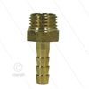 Schlauchtülle - Messing - Ø6mm - 1/4" AG