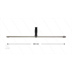 ST3600 Lanze - L=500mm - gerade - Edelstahl - 1/2" AG x 1/4" AG - mit seitlichem Handgriff