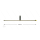 ST3600 Lanze - L=800mm - gerade - Edelstahl - 1/2" AG x 1/4" IG - mit seitlichem Handgriff