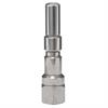 Stecknippel KW-Profi 1/4"AG KW Edelstahl poliert
