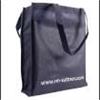 Tasche mit Henkel, Dunkelblau 38x42 cm mit Bodenfalte