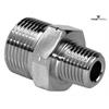 Verschraubung-Quick, MS/vernickelt VER-QVS-07 M21x1,5-M 1/4"NPT-M L=33 SW22