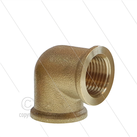 Winkel - Messing (ND) - 2 x 1/2" IG